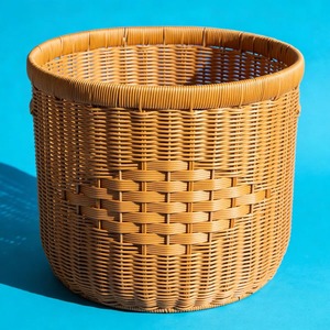 Cesta de ratán plástico hecha a mano, cesta de almacenamiento al por mayor, ecológica, hecha en Vietnam - Product Image 4