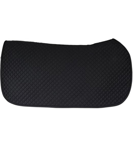 Tapis de selle matelassé en diamant pour la prévention des blessures, respirant, hypoallergénique, coussin absorbant les chocs pour le confort du cheval - Product Image 2