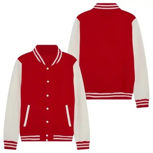 Blousons Bomber en Satin Personnalisables avec Logo pour Hommes et Femmes, Tailles Fortes, Blousons Universitaires d'Hiver, Blousons Letterman, en Laine Teinte Fine 280 g/m² - Product Image 3