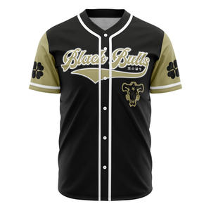 Maillot de baseball uni à col en V, personnalisable avec logo et nom imprimés numériquement, pour homme - Product Image 2