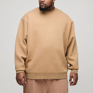 Pull à col rond unisexe en coton 100% 300 g/m², taille plus, thermique, hiver, effet délavé - Product Image 6