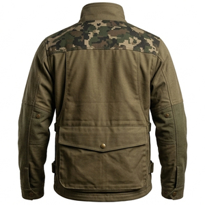 OEM Custom Men's Summer <b>Waterproof</b> <b>Camo</b> Softshell Hunting <b>Jacket</b> Thermal Nylon Heavy Duty Outdoor Tactical Sports Coat Front - Product Image 2