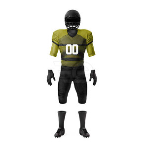 Uniforme de football américain de haute qualité à manches courtes, léger, personnalisé pour les joueurs, vêtements de sport pour l'entraînement des équipes, pour hommes - Product Image 2