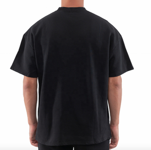 卸売 ユニセックス ヘビーコットン オーバーサイズ Tシャツ メンズ カジュアル ニット メンズ 無地 ヴィンテージ Tシャツ 卸売 サマー ストリートウェア - Product Image 2