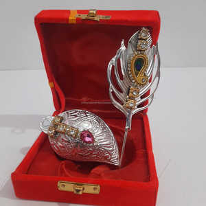 Bohemian Silver Sindoor <b>Box</b> and Tilak Stick Gift Pack for Diwali - Product Image 2