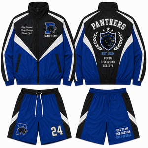Conjunto de Chaqueta Cortavientos Juvenil con Logotipo Personalizado Bordado en la Parte Delantera y Trasera, Diseño Impreso, Tela de Poliéster de Primera Calidad, Secado Rápido, Envío Rápido - Product Image 4