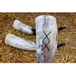 Best Creative Polished Eco-Friendly Natural Buffalo Horn Viking Drinking Horn Hand Carved Luxury Wedding Gift - Product Image 6