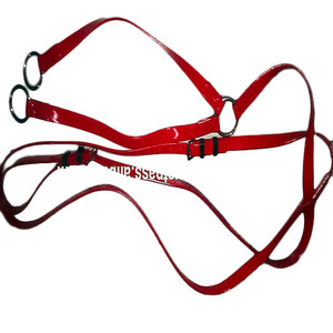 À VENDRE : Plastron de cheval en PVC avec ferrures en acier, couleurs BLEU, NOIR, ROUGE, en dollars, taille 6, pleine taille, cob, shetland, CARTES DE CRÉDIT ACCEPTÉES - Product Image 4