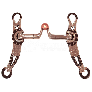 Bocados de acero inoxidable al por mayor, bocados de equitación económicos con rodillos, hechos en Pakistán - Product Image 1