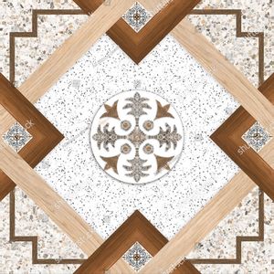Carreaux de céramique de qualité supérieure 30x30, design floral, brillants, décoratifs, pour murs et sols, export Inde - Product Image 2