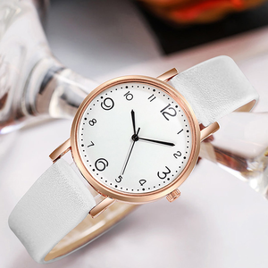 Reloj de Mujer 9827 y 1 Pulsera de Perlas, Conjunto de Reloj Blanco de Moda para Mujer - Product Image 4