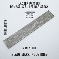 Vente en gros de barres de tiges en acier Damas forgé à la main, motif échelle, matériau brut pour la fabrication de couteaux DIY, fournisseur en gros