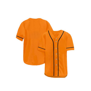 Maillot de baseball personnalisé professionnel 100% polyester, tissu respirant anti-transpiration, antibactérien, séchage rapide, entraînement de ligue - Product Image 3