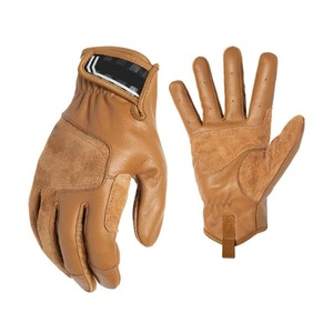 Guantes de Seguridad de Cuero Completos, Unisex, Impermeables, Antideslizantes, con Protección UV, Color Marrón - Product Image 1