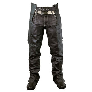 Premium Genuine Leather <b>Half</b> <b>Chaps</b> for Men Horse Riding Equestrian Fashion Style Stylish Horse Riding Wear - Product Image 1