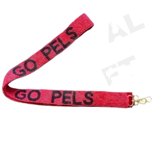 Go Pels Sangle perlée pour sac à main Sangles de sac en perles de rocaille en or blanc personnalisées Sangle perlée personnalisée pour sacs - Product Image 1