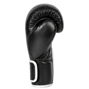 Gants de boxe en cuir PU en gros, épais et rembourrés, pour entraînement professionnel, avec fermeture Velcro réglable, protection des mains - Product Image 4
