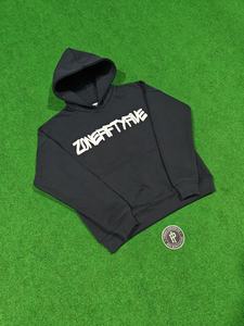 Sudadera con capucha y cremallera, 380 GSM, mezcla de algodón y tejido polar, logotipo personalizado, serigrafía, sudaderas básicas de estilo urbano. - Product Image 5