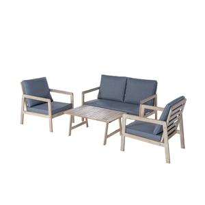 Ensemble de canapés d'extérieur commerciaux |   Bois d'acacia massif avec maille |   Meubles de jardin résistants à l'eau pour hôtels et villas Fabriqués au Vietnam - Product Image 1