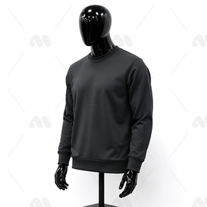 Sudadera de Cuello Redondo 100% Algodón para Hombre, Sudadera con Capucha de Felpa Tejida, Logotipo Personalizado, Ropa Casual de Invierno - Product Image 4