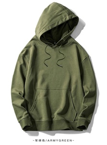 Sajjawal Zipper-Up Regular Fit 100% Cotton Fleece 400g Solid Eco-Friendly Windproof <b>Waterproof</b> Winter Mens Unisex Hip Hop Hoodie - Product Image 2