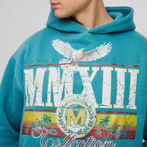 เสื้อฮู้ดดี้พรีเมียมผ้าฝ้าย 100% สำหรับผู้ชาย พิมพ์ลายได้ตามต้องการ ผ้าฟลีซสำหรับฤดูหนาว ระบายอากาศได้ดี ทรงหลวม ส่งตรงจากปากีสถาน - Product Image 4