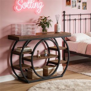 Consolle Principale con Tavolino da Divano e Espositore Decorativo - Elegante Arredamento per la Casa - Product Image 3