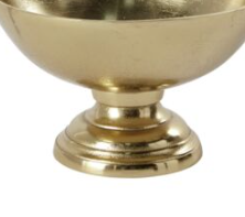 Modern Gold Finished With Stand Salad Bowl for Hotel Home Restaurant Decorative <b>Table</b> Top Living Room Use Serving Bowl - Product Image 5