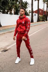 Conjuntos Deportivos para Hombre con Logotipo Personalizado, Nuevo Estilo Brillante, Traje Deportivo de Poliéster Negro, Talla Grande para Adultos, para Uso en Invierno - Product Image 5