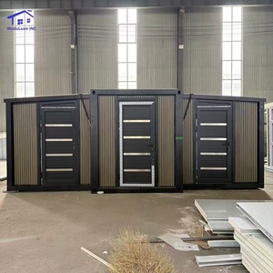 Maison conteneur extensible à double aile, équipée d'une cuisine et d'une salle de bain, unité résidentielle au plancher moderne, prête à l'emploi - Product Image 1