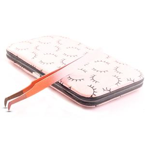Pinces à épiler professionnelles de haute qualité à deux tons pour extensions de cils, logo personnalisé, pointe en fibre, pinces à épiler pour cils avec emballage - Product Image 6