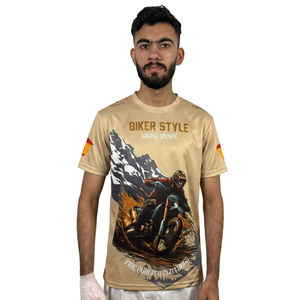 Vêtements décontractés, vêtements de rue, t-shirts en sublimation, prix de gros, respirants, t-shirts personnalisés en sublimation pour hommes - Product Image 4