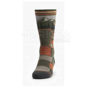Men's <b>Winter</b> Stretch Fit Cushioned Crew <b>Socks</b> with Durable Reinforced Heel Toe Breathable Eco-Friendly Quick Dry for Daily Use - Product Image 2