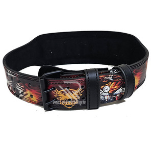 Ceinture de musculation en cuir robuste pour l'entraînement en salle, soutien pour les squats, les soulevés de terre, la musculation et le bodybuilding - Product Image 1