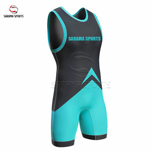 Singlet de Lucha Personalizado con Impresión Completa por Sublimación, Singlets de Lucha de Compresión con Tela Antibacteriana - Product Image 3