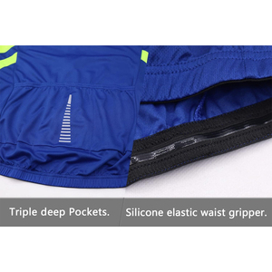 Vêtements de cyclisme pour hommes, manches longues, fermeture éclair, respirants, pour VTT, vente en gros personnalisée - Product Image 4