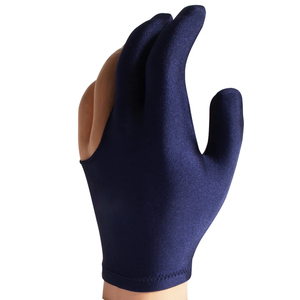 Gants de billard Growsport professionnels unisexes toutes saisons en polyester fins, demi-doigts, respirants, antidérapants, protection UV, avec crochet - Product Image 1