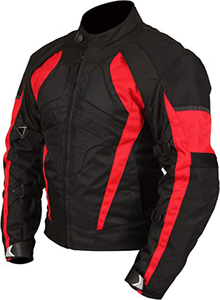 Men's Black Red <b>Motorcycle</b> <b>Jacket</b> Full Sleeve Windproof All Seasons Racing Wear - Product Image 6