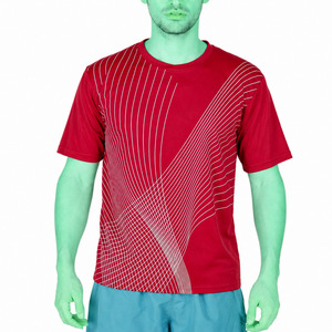 T-shirts pour hommes de haute qualité, respirants, en coton 300g, col en V, manches courtes, avec faible MOQ, nouveau modèle 2026, meilleur prix de gros - Product Image 6