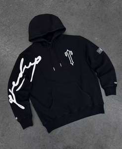 Sudadera con Capucha para Hombre, Ligera, de Poliéster/Algodón, con Estampado Digital, Transpirable, Anti-Pilling, Ecológica, para Otoño - Product Image 4