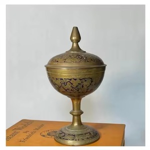 High On Demand New Style Brass Incense <b>Burner</b> Temple Worship Prayer Meditation Altar Church Decorative Incense <b>Burner</b> - Product Image 2
