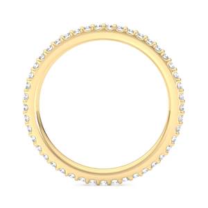 Anillo de oro rosa, oro blanco y oro amarillo de primera calidad, certificado por IGI, con diamante de corte brillante redondo, joyería fina, anillo de compromiso. - Product Image 6