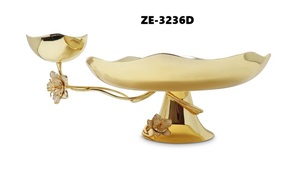 Handmade Adjustable Elegant Crystal Accent Stainless Steel Non-Toxic Cake <b>Stand</b> for Engagement Party Cake Jewelry Display - Product Image 3