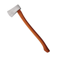 Hache de survie industrielle de haute qualité en acier inoxydable, légère, avec manche en bois, robuste, pour usage extérieur et protection