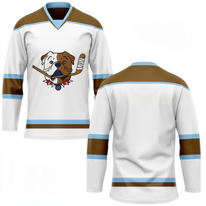Custom Hockey Jersey 220 GSM Polyester Pro Hockey Sweater Personalized <b>Name</b> Number Team Sportswear OEM ODM Wholesale Manufacture - Product Image 6