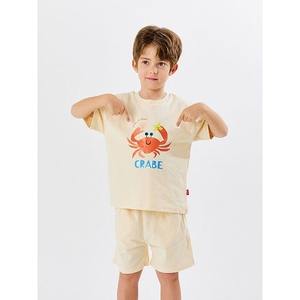 OZKIZ Conjunto Básico de 2 Piezas Estilo Coreano, Ropa 100% Algodón para Bebés Niños, para Verano, Venta al Por Mayor, Moda Infantil - Product Image 1