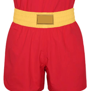Ensemble de veste et short de boxe sur mesure de qualité supérieure, 100% polyester, uniforme de boxe confortable à bas prix - Product Image 4