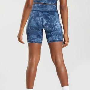 Shorts de sport cargo anti-plis pour femme, en maille douce, taille mi-haute élastique, tissu léger de haute qualité 220g - Product Image 2