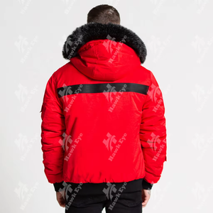 Veste d'hiver pour homme, chaude, avec logo personnalisé, design tendance, veste matelassée en coton personnalisée, veste d'hiver élégante pour homme avec capuche - Product Image 2
