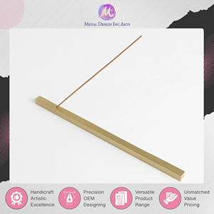 Exclusive Hot Sale on High Standard Quality Eye Catching Design Solid Brass Golden Color Indoor Decor Tableware <b>Incense</b> <b>Holder</b> - Product Image 4